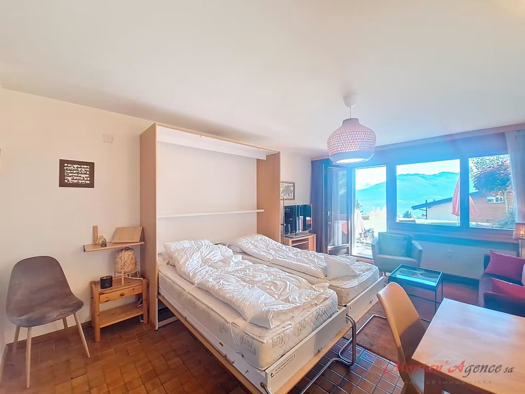 1597 – Appartement 1 pièce – 1000CHF – 28m²